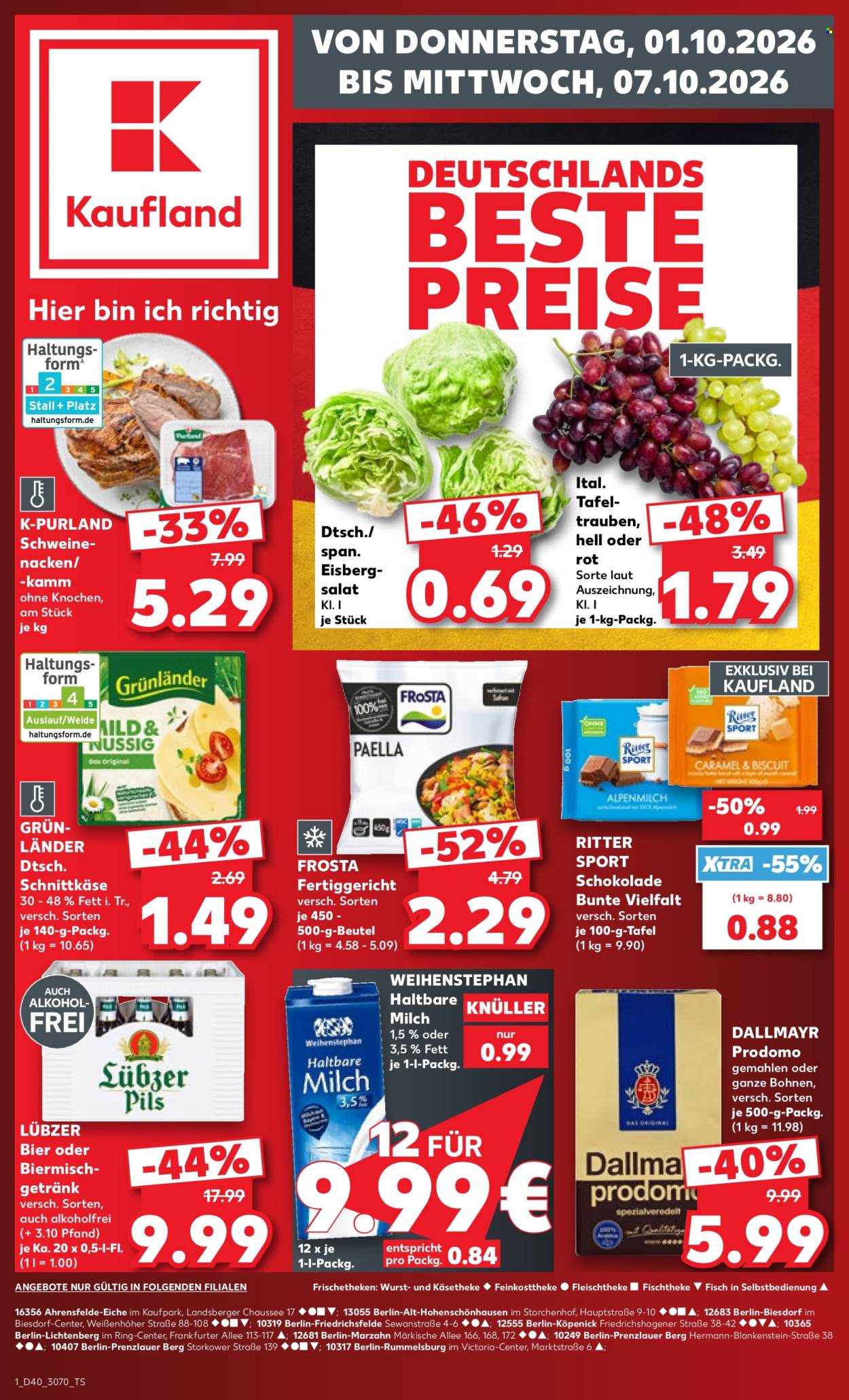 Kaufland Prospekte  - 1.10.2026 - 7.10.2026. Seite 1