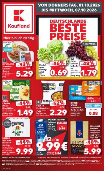 Prospekte Kaufland - 1.10.2026 - 7.10.2026.