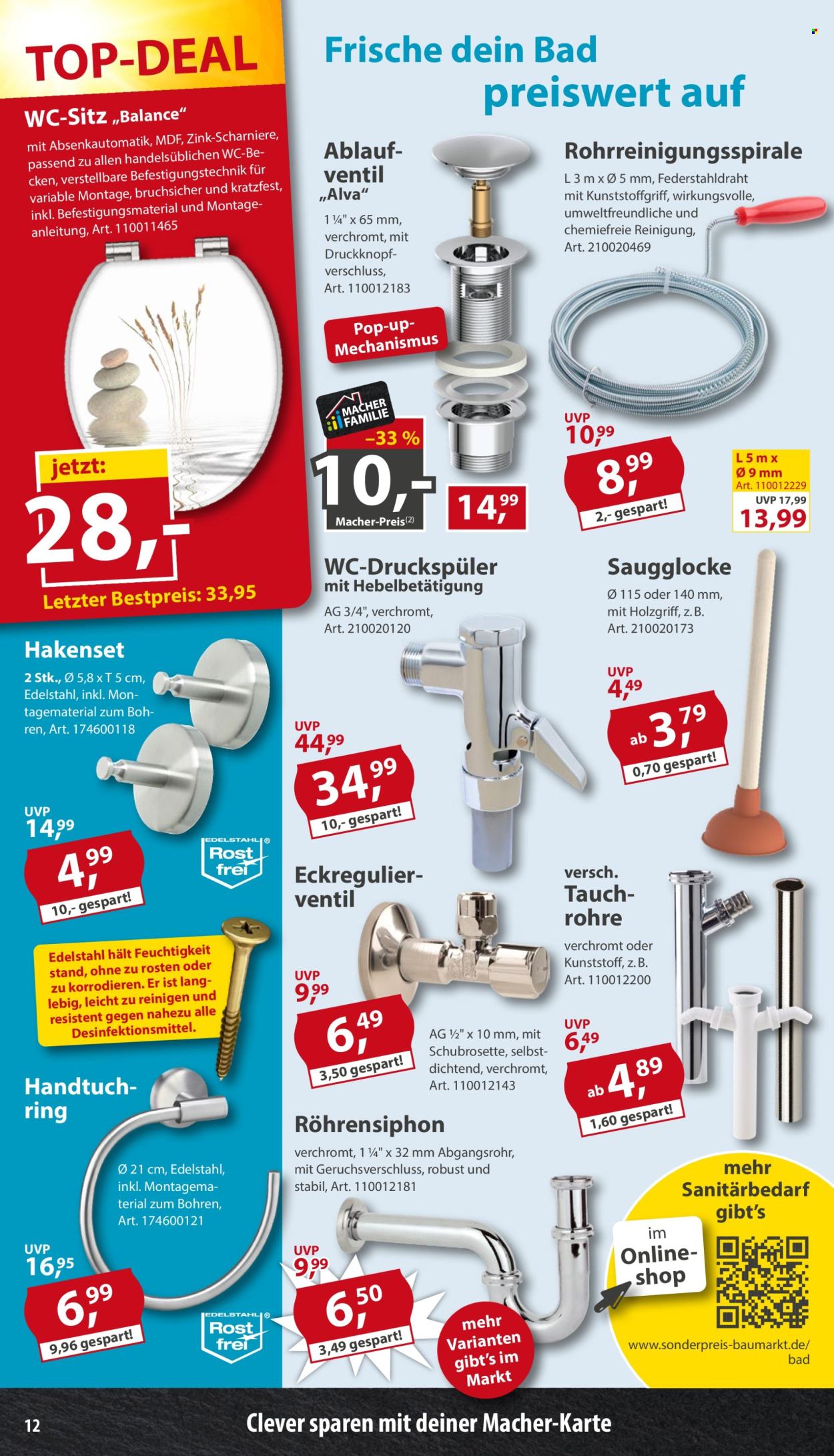 Sonderpreis-Baumarkt Prospekte  - 3.10.2026 - 9.10.2026. Seite 12