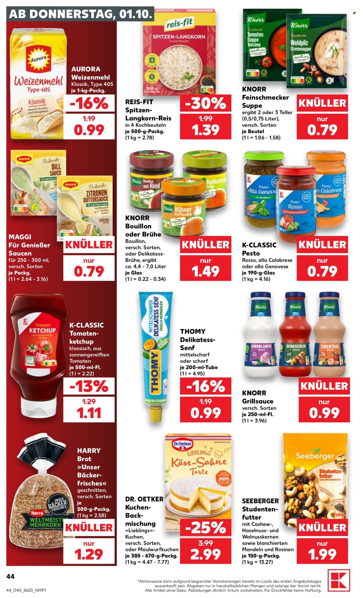 Kaufland Prospekte  - 1.10.2026 - 7.10.2026. Seite 44