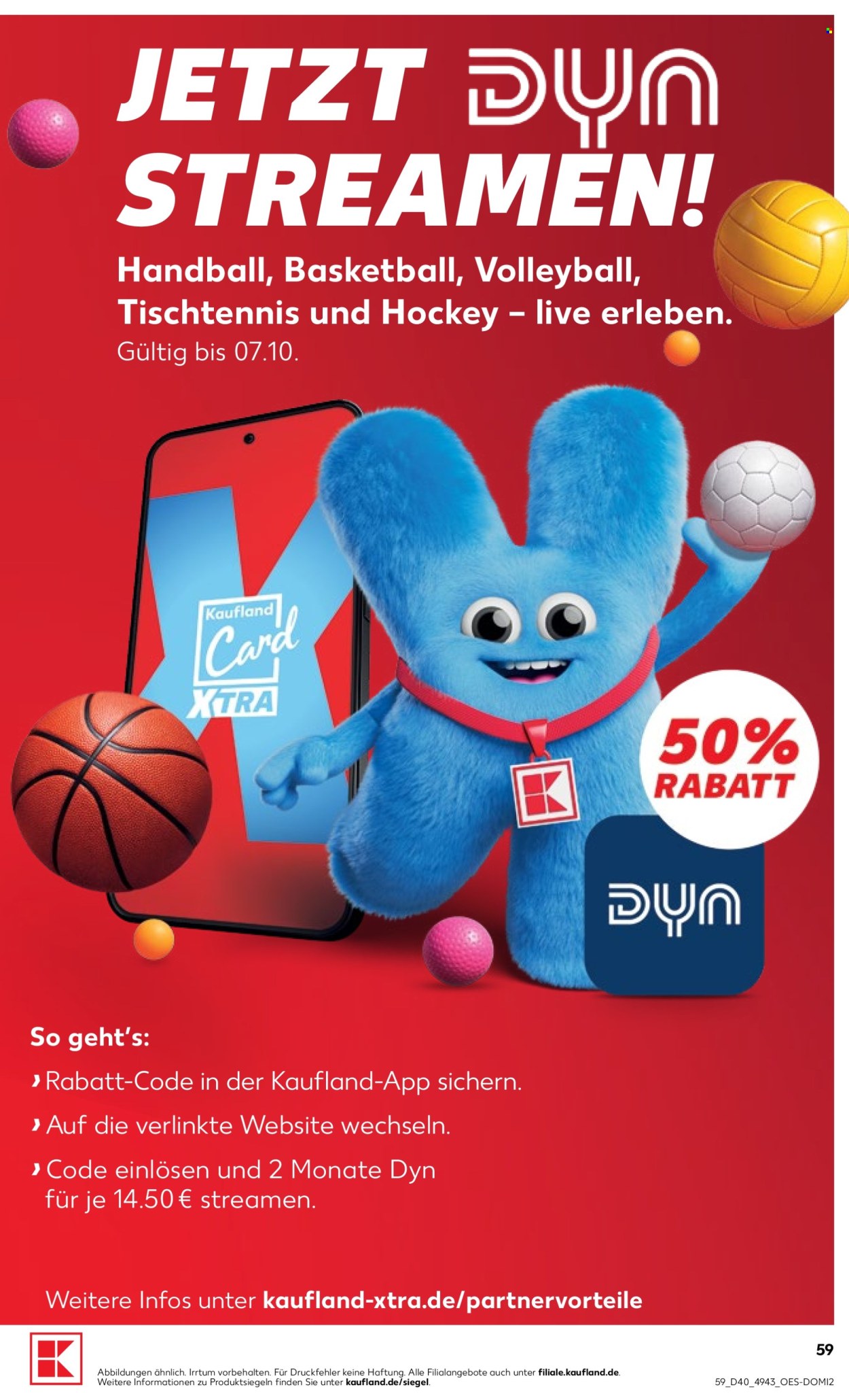 Kaufland Prospekte  - 1.10.2026 - 7.10.2026. Seite 59