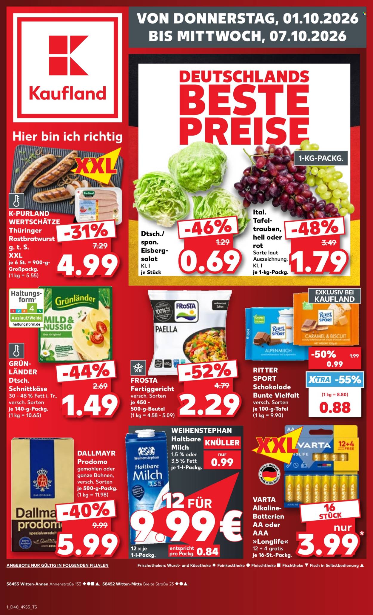 Kaufland Prospekte  - 1.10.2026 - 7.10.2026. Seite 1