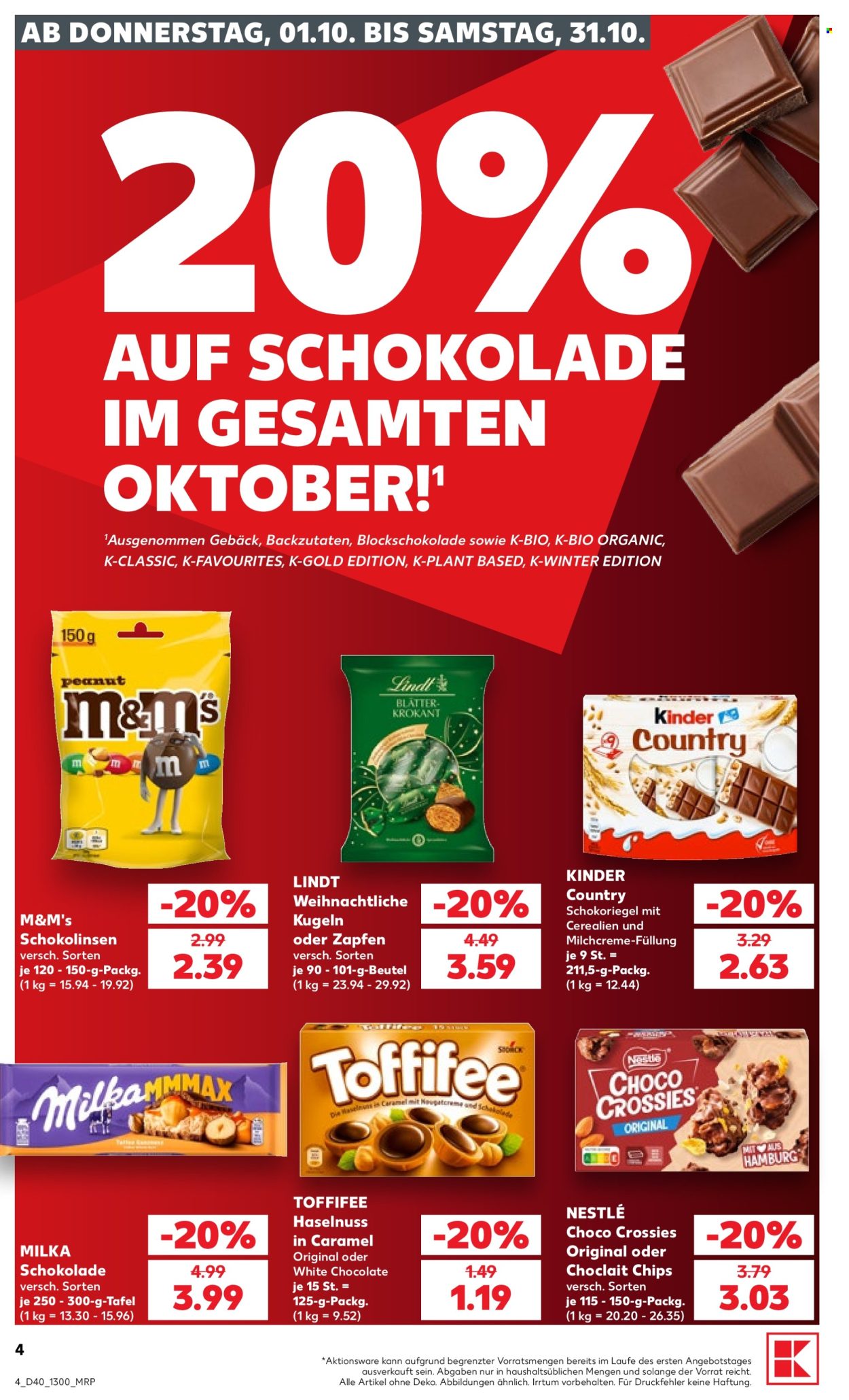 Kaufland Prospekte  - 1.10.2026 - 7.10.2026. Seite 4
