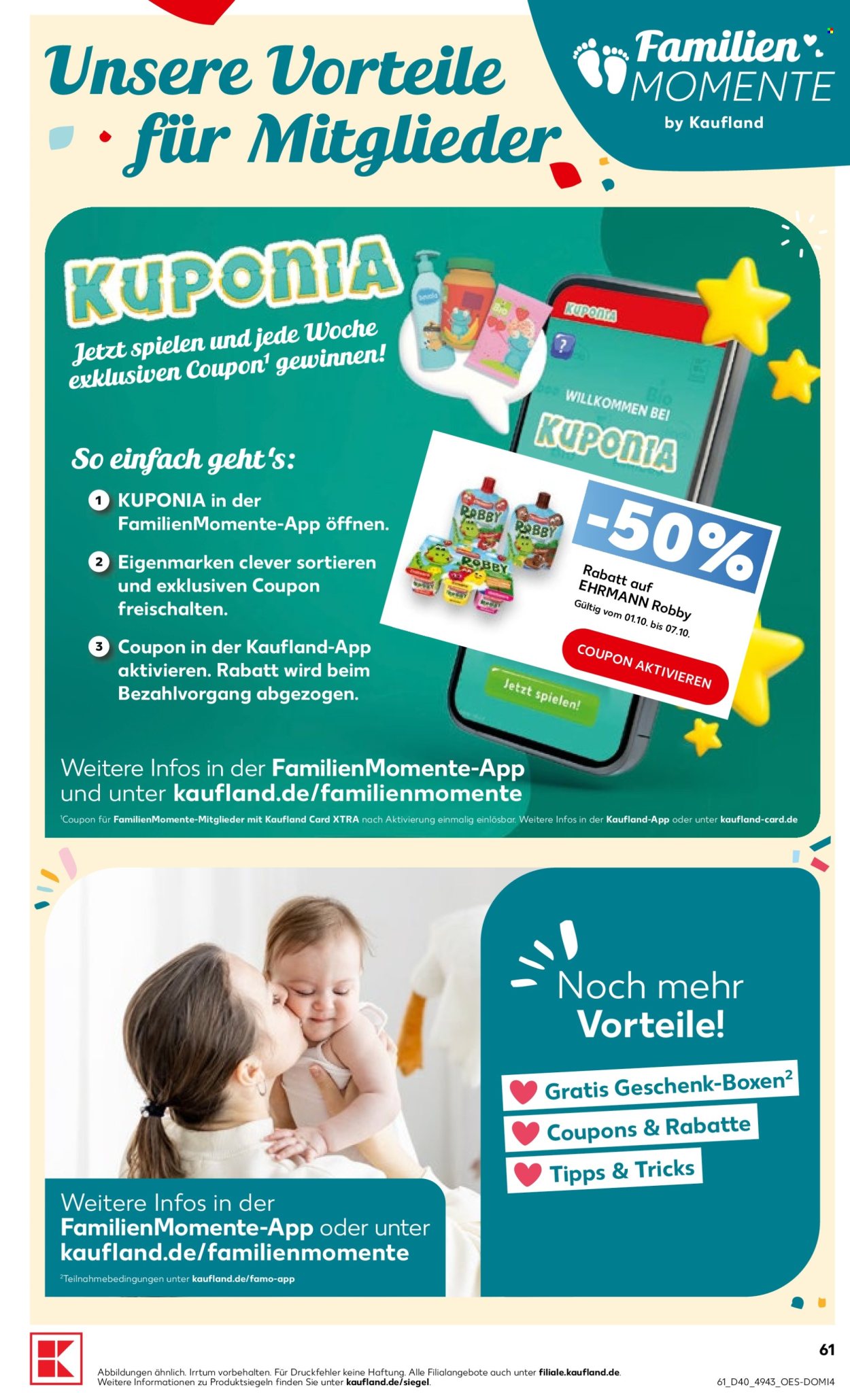Kaufland Prospekte  - 1.10.2026 - 7.10.2026. Seite 61