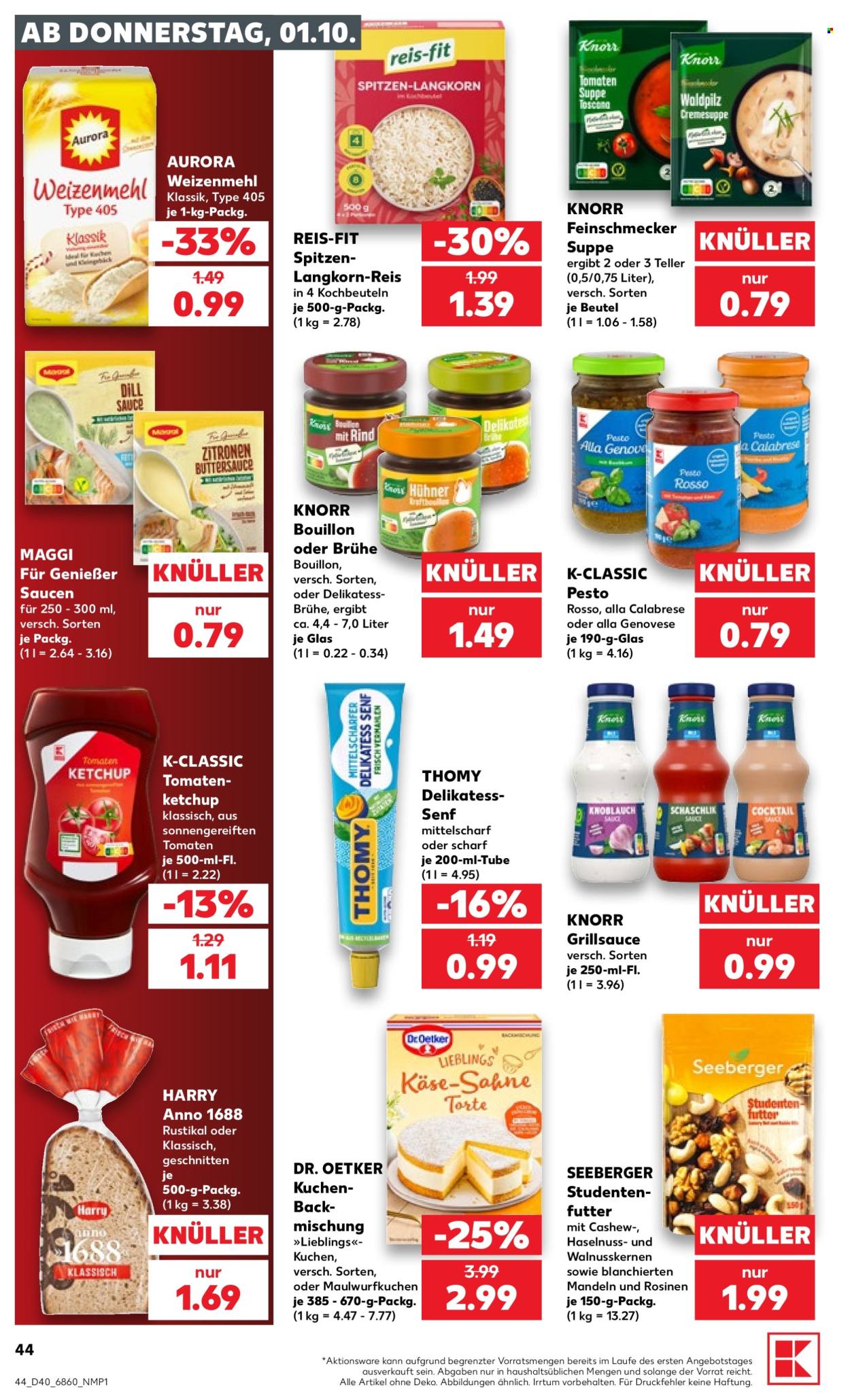 Kaufland Prospekte  - 1.10.2026 - 7.10.2026. Seite 44
