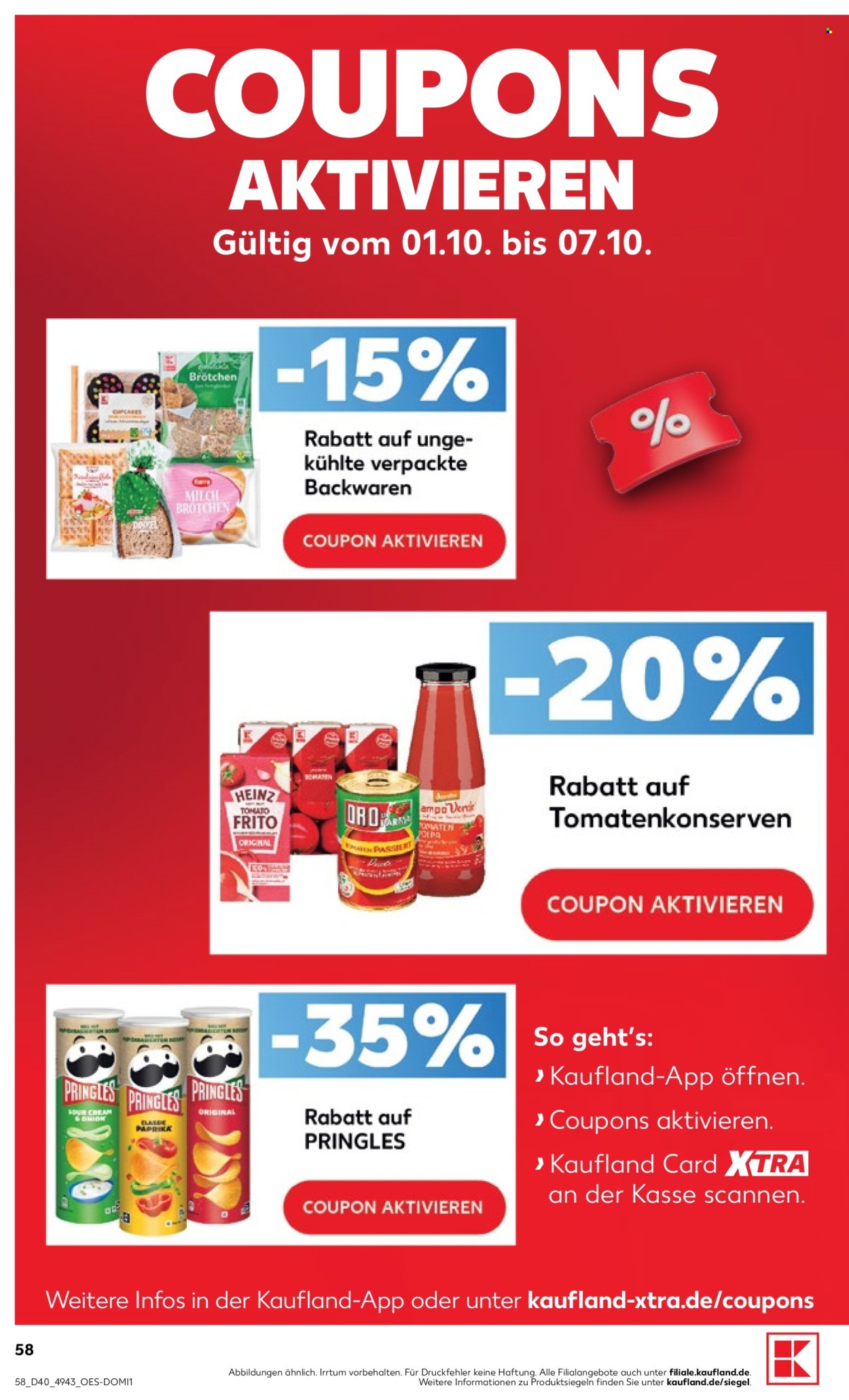Kaufland Prospekte  - 1.10.2026 - 7.10.2026. Seite 58