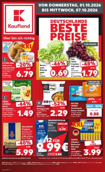 Prospekte Kaufland - 1.10.2026 - 7.10.2026.