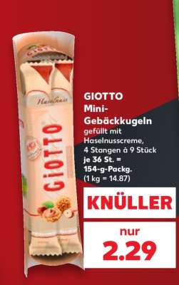 GIOTTO Mini-Gebäckkugeln