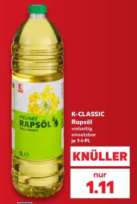 K-CLASSIC Rapsöl