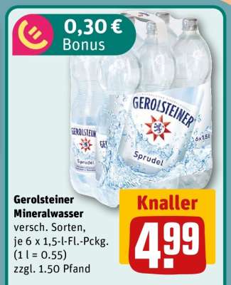 Gerolsteiner Mineralwasser