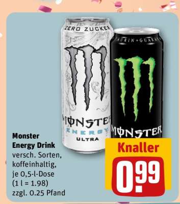 Monster energy drink