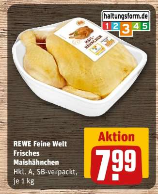 REWE Feine Welt Frisches Maishähnchen