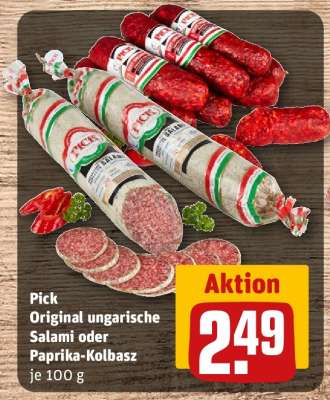 Pick Original ungarische Salami oder Paprika-Kolbasz