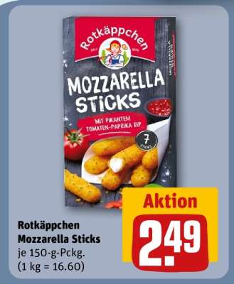 Rotkäppchen Mozzarella Sticks