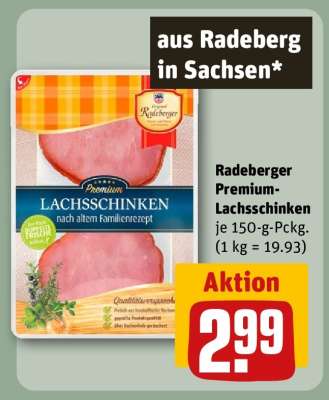 Radeberger Premium Lachsschinken