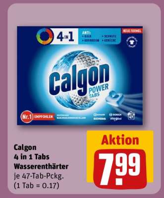Calgon 4 in 1 Tabs Wasserenthärter