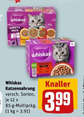 WHISKAS Katzennahrung