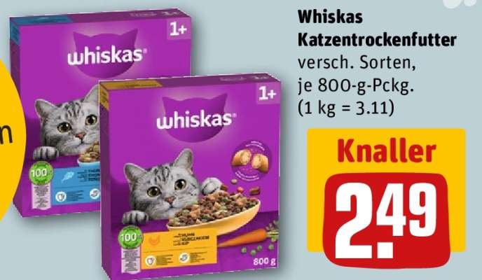 Whiskas Katzentrockenfutter