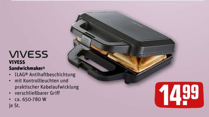 VIVESS Sandwichmaker³