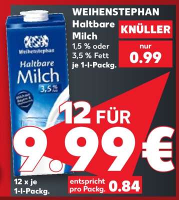 Weihenstephan Haltbare Milch
