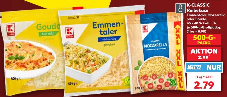 K-CLASSIC Reibekäse
