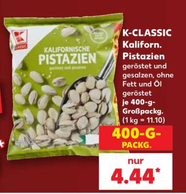 K-CLASSIC Kaliforn. Pistazien