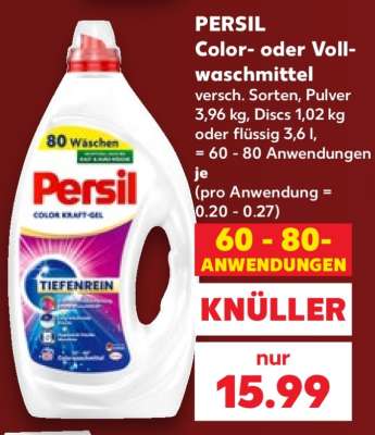 PERSIL Color- oder Vollwaschmittel