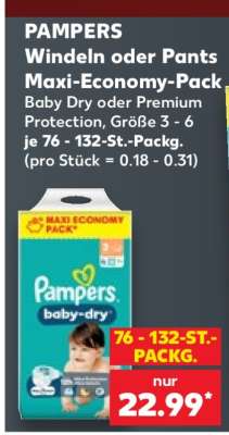 PAMPERS Windeln oder Pants Maxi-Economy-Pack