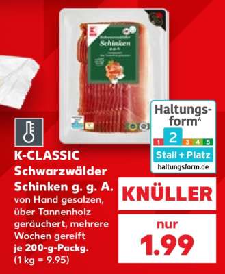 K-CLASSIC Schwarzwälder Schinken g. g. A.