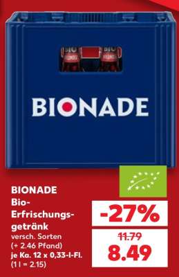 BIONADE Bio-Erfrischungsgetränk