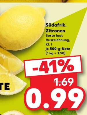 Südafrik. Zitronen