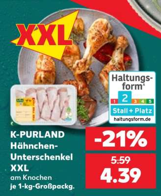 K-PURLAND Hähnchen-Unterschenkel XXL