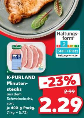 K-PURLAND Minutensteaks