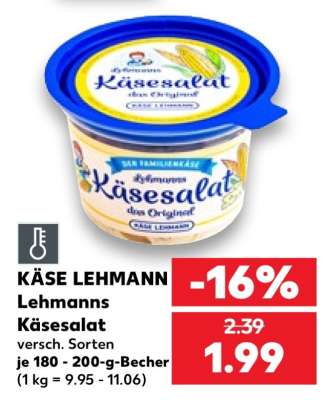 Lehmanns Käsesalat