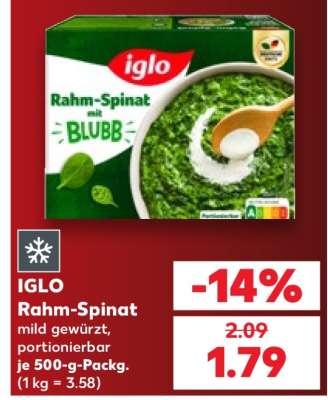 Rahm-Spinat