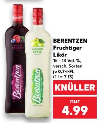 BERENTZEN Fruchtiger Likör