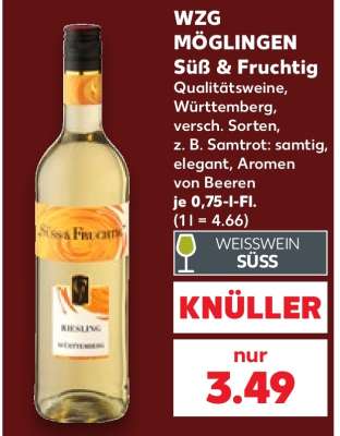 WZG MÖGLINGEN Süß & Fruchtig