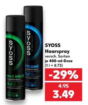 SYOSS Haarspray