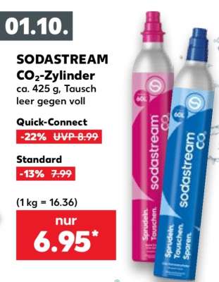 Sodastream CO2-Zylinder