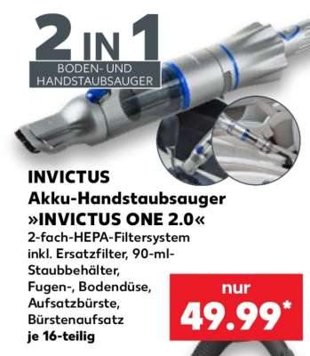 INVICTUS Akku-Handstaubsauger »INVICTUS ONE 2.0«