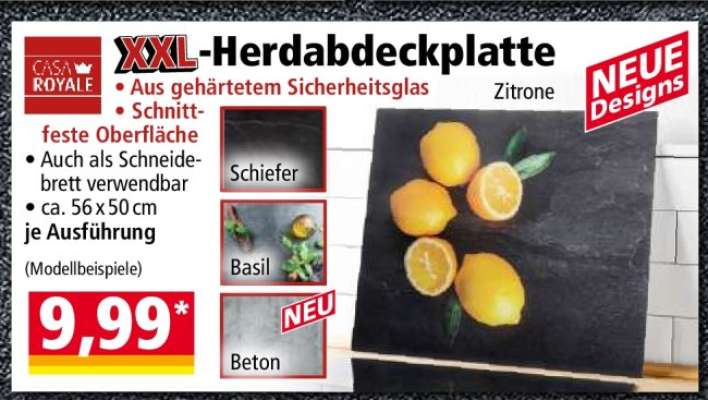 XXL-Herdabdeckplatte