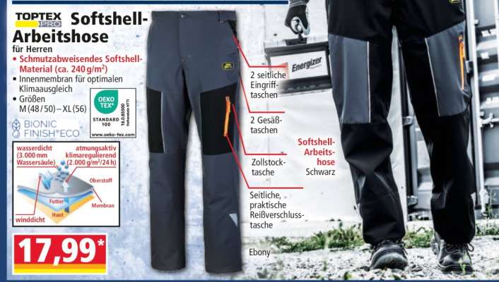 Softshell-Arbeitshose