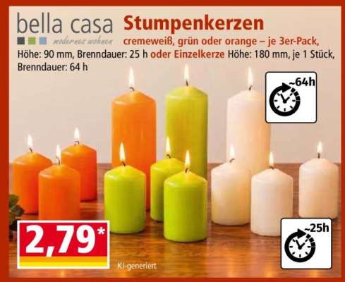 Stumpenkerzen