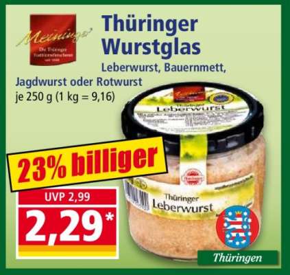 Thüringer Wurstglas