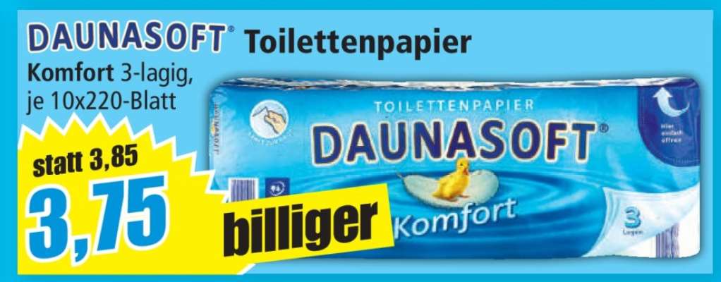 DAUNASOFT Toilettenpapier
