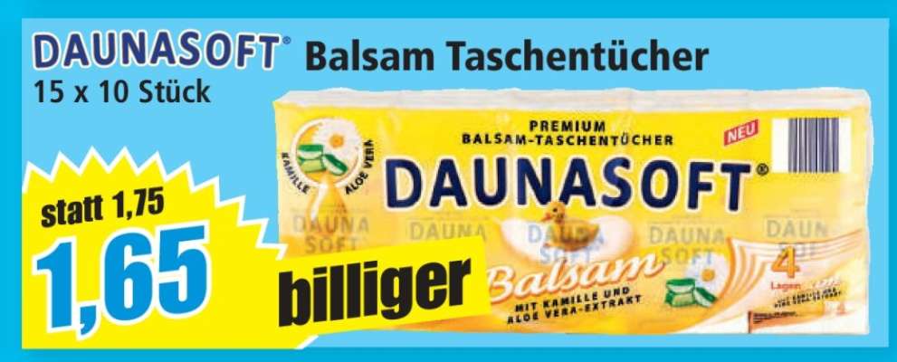 DAUNASOFT Balsam Taschentücher