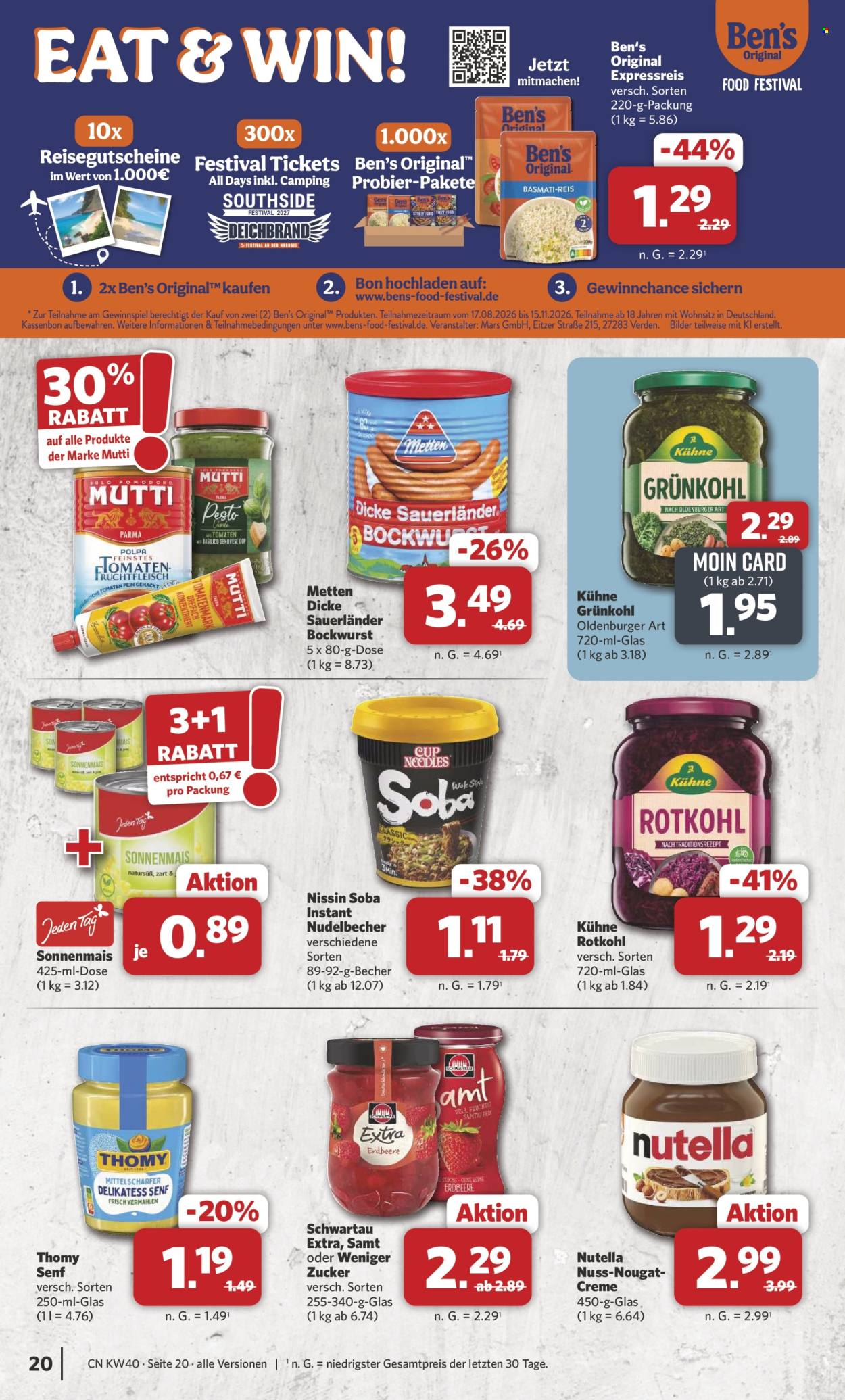 Combi Prospekte  - 28.09.2026 - 2.10.2026. Seite 20