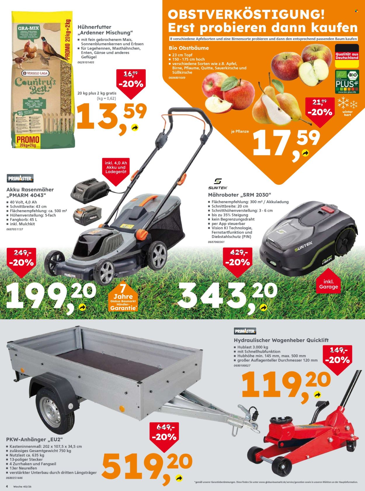Globus Baumarkt Prospekte  - 1.10.2026 - 2.10.2026. Seite 4