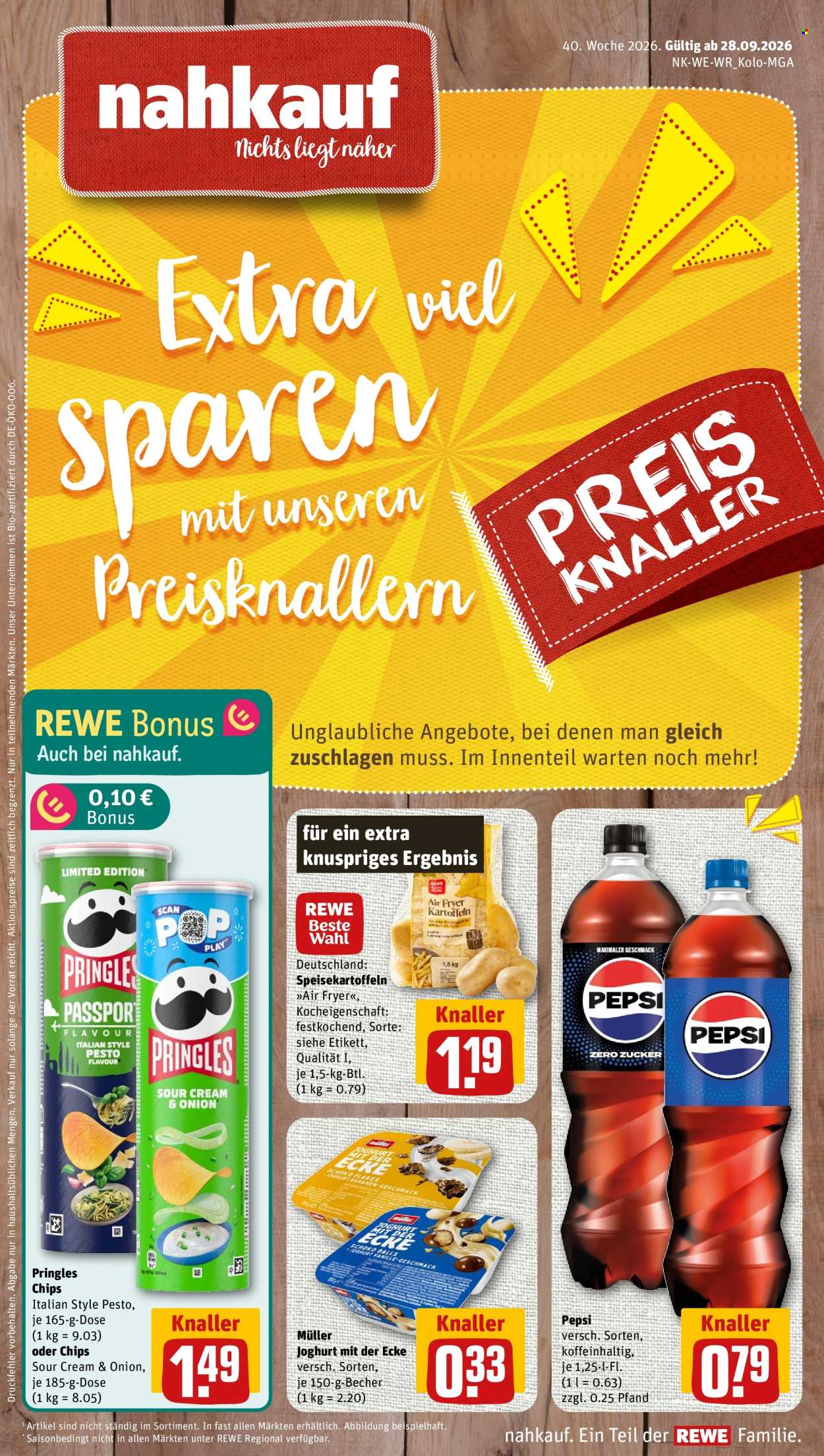 Nahkauf Prospekte  - 28.09.2026 - 2.10.2026. Seite 1