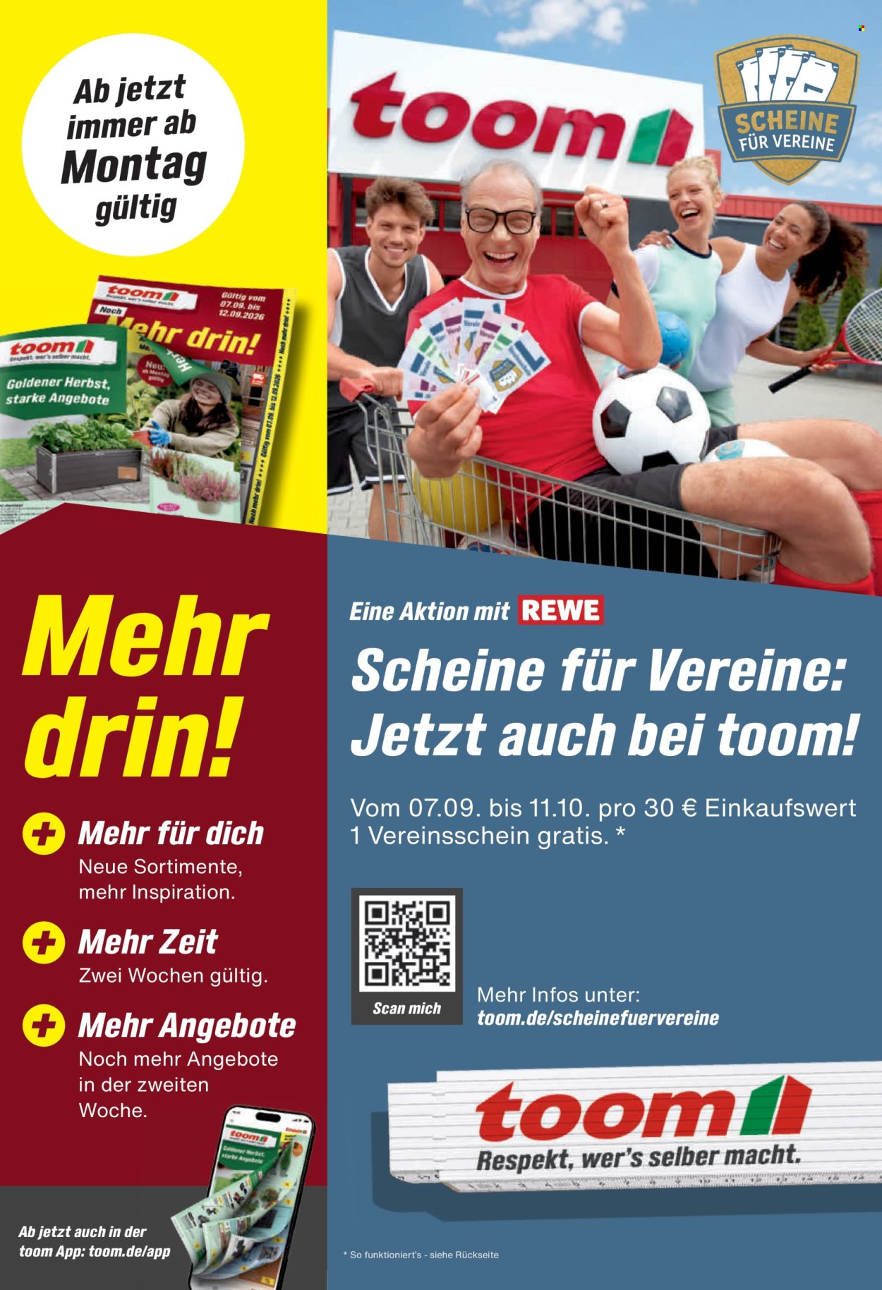 toom Baumarkt Prospekte  - 28.09.2026 - 10.10.2026. Seite 1